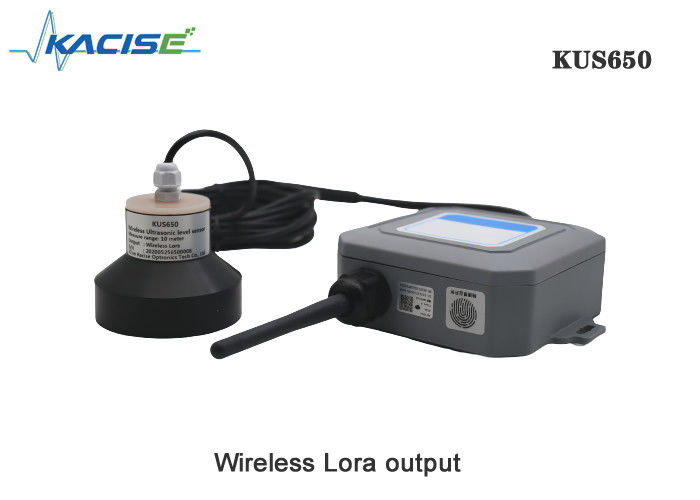 KUS650C Low Power 10m Range Wireless Ultrasonic Level Sensor با خروجی 4G/Lora/GPRS/NB