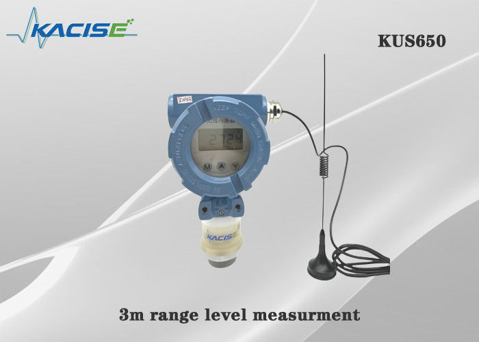 KUS650A 3m Range Wireless Ultrasonic Level Sensor با حفاظت IP68 و خروجی 4G/Lora/GPRS/NB برای اندازه گیری سطح مایع