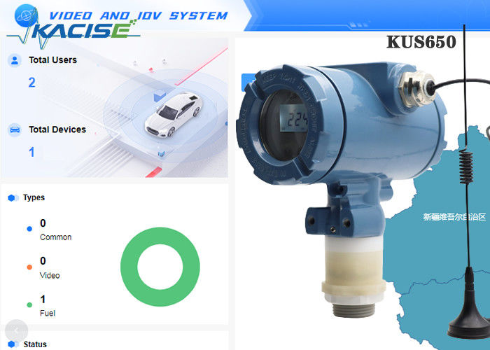KUS650A 3m Range Wireless Ultrasonic Level Sensor با حفاظت IP68 و خروجی 4G/Lora/GPRS/NB برای اندازه گیری سطح مایع