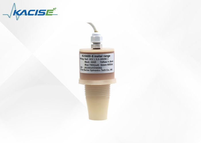 سنسور سطح اولتراسونیک PVDF مقاوم در برابر خوردگی KUS با دقت بالا و جبران دما