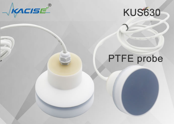 سنسور سطح مایع التراسونیک با برد 12 متری مواد PVDF IP68 محافظ برای کاربردهای صنعتی