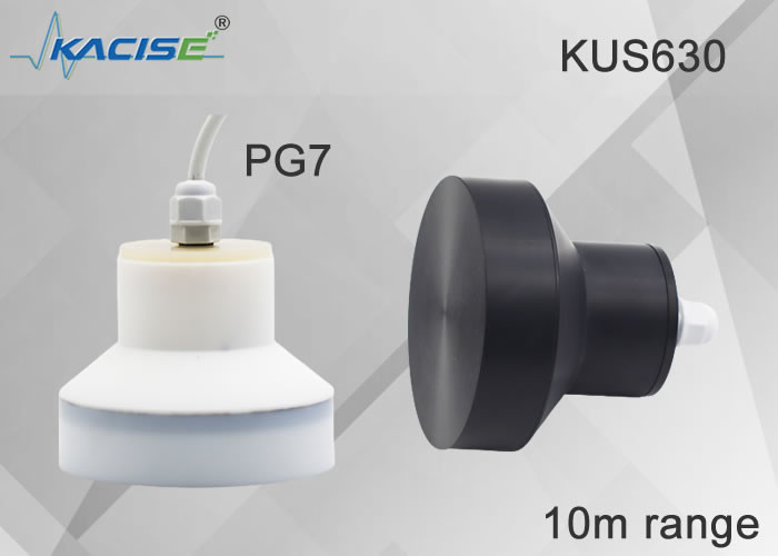PTFE/PVC محدوده 15m خروجی RS485 یا 0 ~ 5V سنسور سطح آب فوق صوت بی سیم