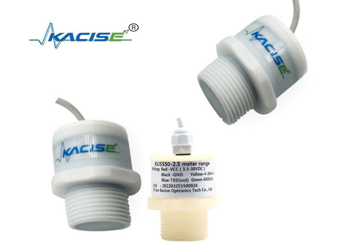سنسور سطح اولتراسونیک ضد آب KUS550 PTFE با خروجی RS485 و برد اندازه گیری 3 متر