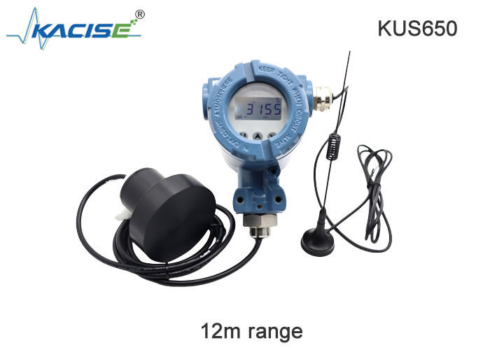 سنسور سطح فوق صوتی بی سیم با محدوده اندازه گیری 12 متر 4G / Lora / GPRS / NB خروجی و محافظت IP68