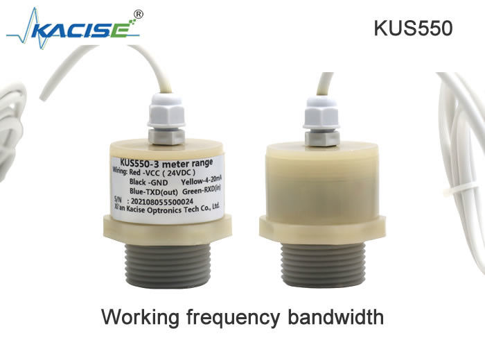 سنسور سطح اولتراسونیک سری KUS550 با محافظ IP68 کم مصرف و مواد پوسته PVDF