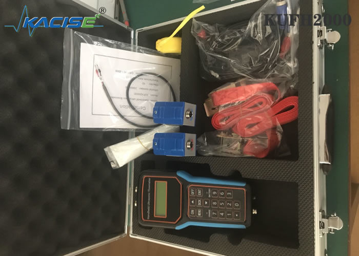 KUFH2000B اندازه گیری جریان فوق صوتی دستی با عملکرد کارت SD برای لوله های DN15-DN6000 و دقت ± 1٪