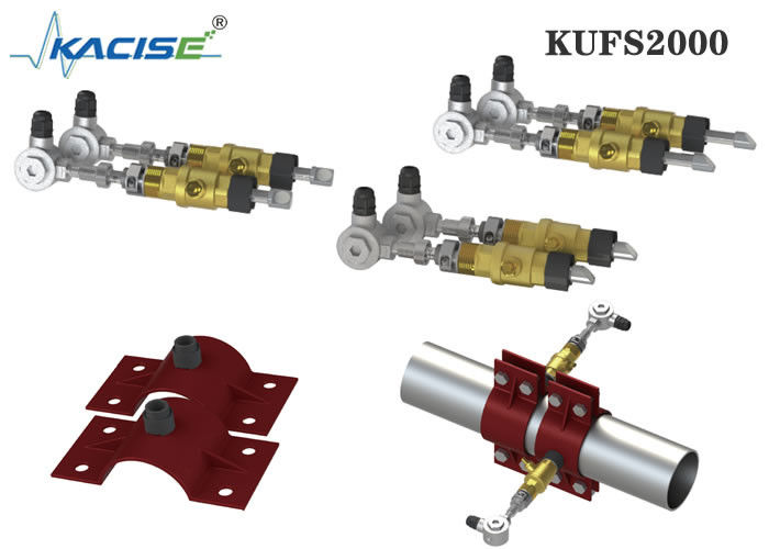 KUFF2000 اندازه گیری جریان فوق صوتی ثابت با دقت ± 1٪ برای اندازه لوله DN50-DN6000 و اندازه گیری دو طرفه