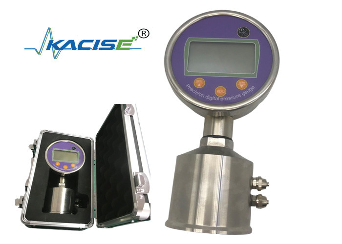LCD Storage Oil Pressure Gauge 0.1% Accuracy Water Pressure Gauge Battery Powered