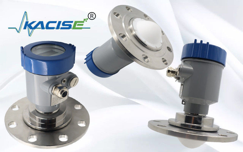 سنسور سطح رادار 80GHz FMCW Kacise OEM با محدوده 100m و طراحی مقاوم در برابر خوردگی برای مخازن شیمیایی