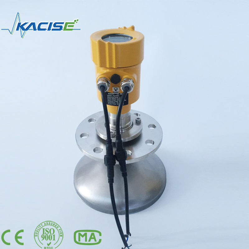 فرستنده سطح رادار KLD-2604 26GHz با محدوده اندازه گیری 80m و خروجی 4-20mA / HART برای اندازه گیری سطح مواد جامد