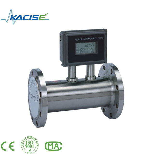 SS304 اندازه گیری جریان توربین با دقت ±1.5% و ExdIIBT6 ضد انفجار برای اندازه گیری گاز طبیعی و LPG