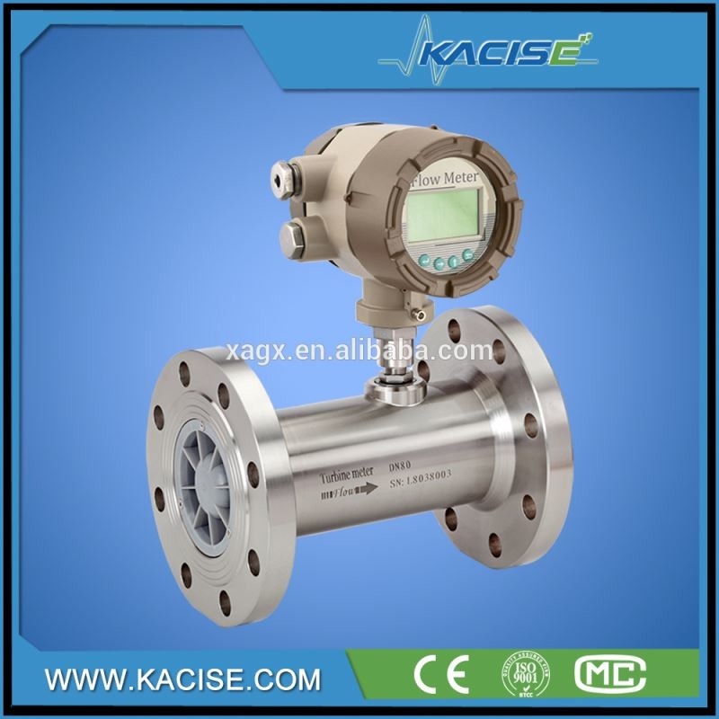 Digital Digital Flow Meter Turbine Water Turbines For Sale with Material SS304, SS316