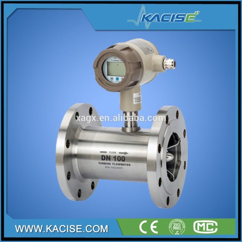 Digital Digital Flow Meter Turbine Water Turbines For Sale with Material SS304, SS316