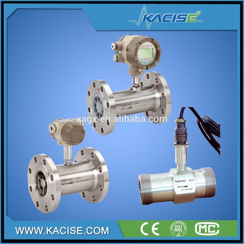 Digital Digital Flow Meter Turbine Water Turbines For Sale with Material SS304, SS316