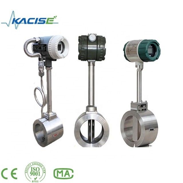 RS485 Biogas Vortex Flow Meter با اتصال فلنج کلیمپ برای لوله های DN15-DN1800mm