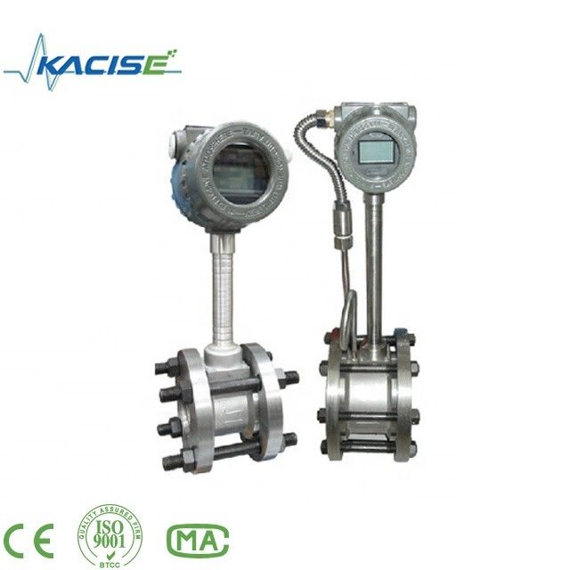 RS485 Biogas Vortex Flow Meter با اتصال فلنج کلیمپ برای لوله های DN15-DN1800mm