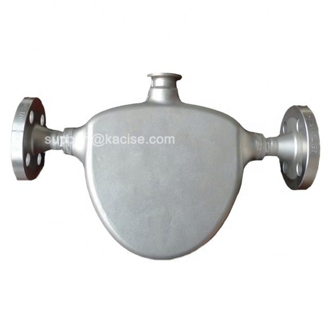 فلومتر جرمی Coriolis 100٪ مواد سالم با دقت بالا 0.1٪ - 0.2٪ و محدوده دمای گسترده -50 ~ 350 ℃