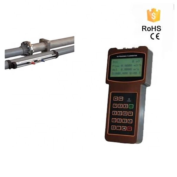1.5W مصرف برق کم دستگاه اندازه گیری جریان فوق صوتی دستی با درجه حفاظت IP68 برای قطر لوله DN15-DN6000mm