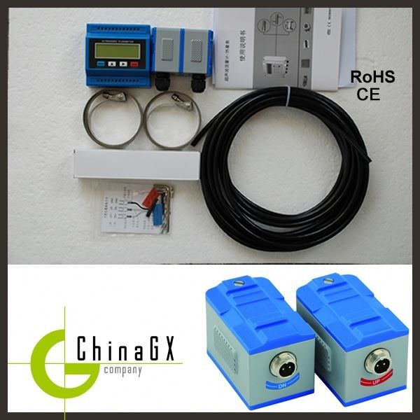 اندازه گیری فلو متر فوق صوتی قابل حمل دیجیتال پلاستیکی با دقت 1.0٪ برای اندازه گیری مالاس