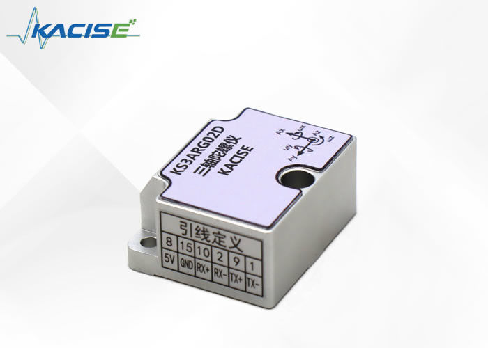 حسگر جیروسکوپ دقیق DC5V MEMS با سرعت داده 2000Hz 6.06g مقاومت لرزش و دمای ذخیره -55 ~ 85 °C