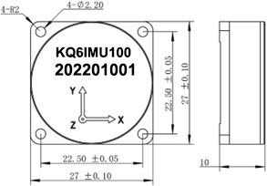 سنسور ژیروسکوپ MEMS رابط RS422 با محدوده دمایی -40+65 ℃ و دقت داده پیشرفته