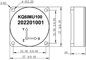 سرعت 460800bps RS422 حسگر ژایروسکوپ برای ناوبری دقیق، تعصب 0±0.02g