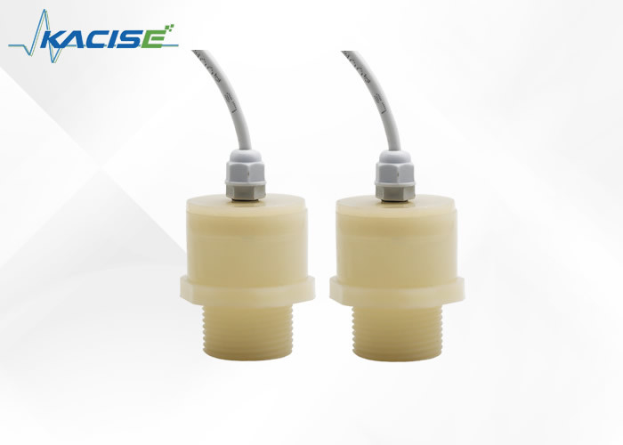 3G فرستنده مواد PVDF سنسور سطح آب فوق صوتی خروجی دیجیتال 24VDC ولتاژ عملیاتی