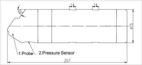 فلومتر داپلر اولتراسونیک با ±1% دقت نرخ جریان حفاظتی IP68 و منبع تغذیه 10.8VDC~26.4VDC برای نظارت بر سیل