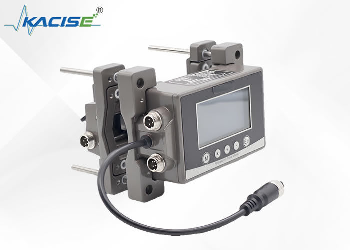 Modbus RS485 ارتباطات آلتراسونیک جریان متر با طرح کلیمپ-در و 256 * 128 backlit LCD