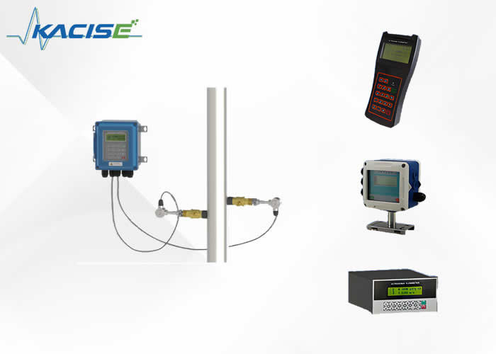 گیره التراسونیک روی فلومتر با اندازه گیری غیر تهاجمی برای لوله های DN32~6000 و RS485 Modbus