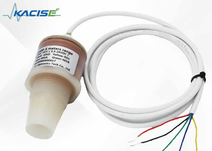 دقت بالا 0.5% ~ 1% 0-5V خروجی دستگاه سنج سطح آب با صدای فوق العاده برای نظارت بر تامین آب شهری