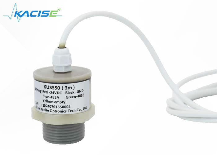 سنسور سطح آب فوق صوتی 70KHZ با خروجی Modbus RS485 و محافظت IP65 برای اندازه گیری دقیق سطح مایع