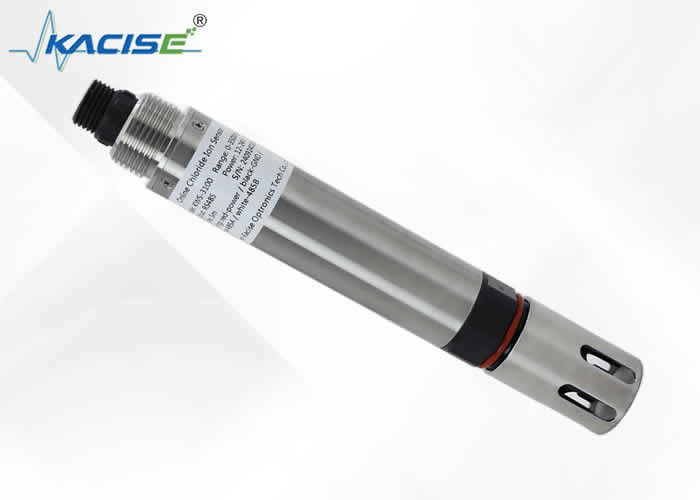 KWS-3100 حسگر یون کلورید در خط با درجه بندی Modbus / پروتکل RTU IP68 و پوشش POM برای مدیریت کیفیت آب استخر شنا