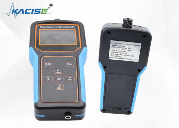 KDF2200 Doppler Flowmeter دستی مواد PVC مصرف برق 2W برای اندازه گیری دقیق جریان