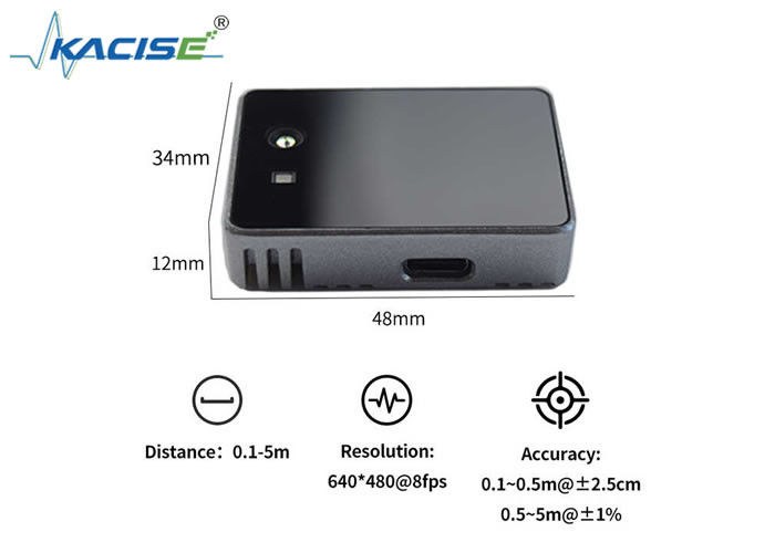 KL3A-05U 3D Solid-State Lidar با محدوده 0.1-5m H60 ° × V45 ° FOV و رابط USB 2.0 نوع C برای فروشگاه های خرده فروشی