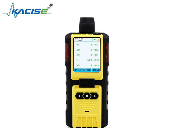 KMK - 600 5 در 1 محافظ گازی کار زمینه ای با زمان پاسخ سریع 30s و عمر باتری طولانی 8h Multi Gas Detector