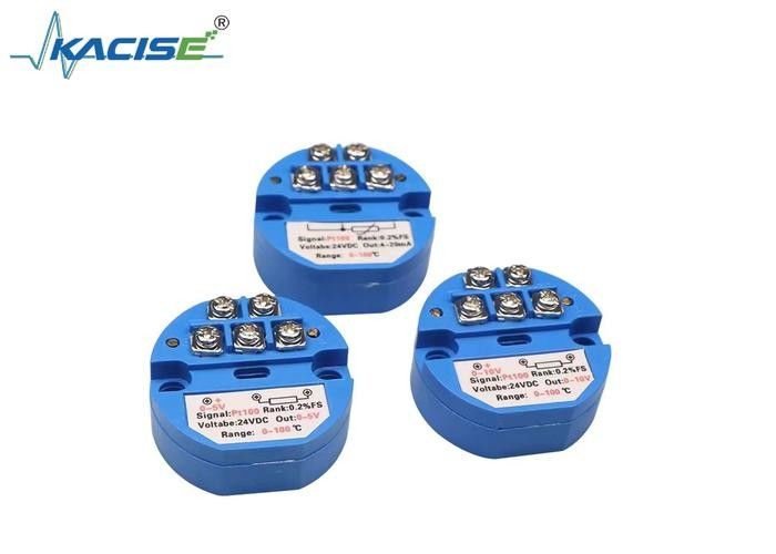 ماژول انتقال دهنده دمای یکپارچه SBWZ-PT100 با خروجی 4-20mA، دقت اندازه گیری 0.2٪ و دمای عملیاتی -40 °C تا 120 °C
