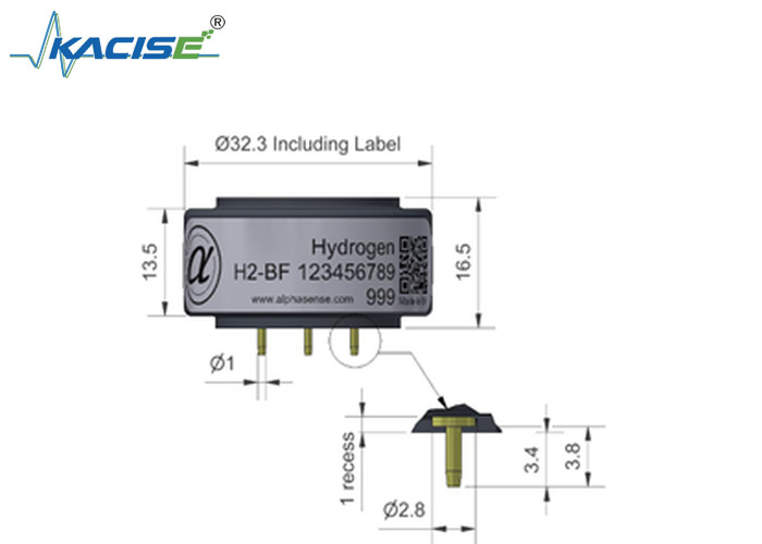H2-BF/H2-BF+ حسگر هیدروژن 3 الکترود، کاربردهای قابل حمل تشخیص گاز