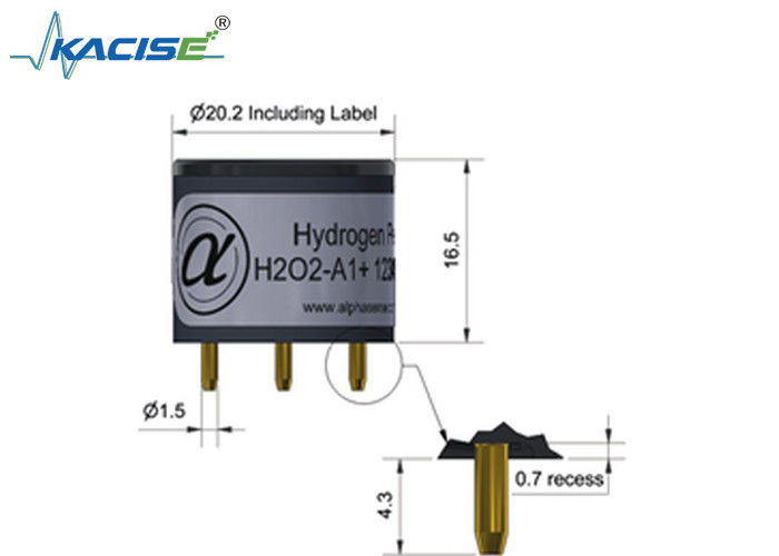 H202-A1/H202-A1+ حسگر هیدروژن پروکسید با حساسیت 50 تا 90، زمان پاسخ < 25 و 2000 محدوده
