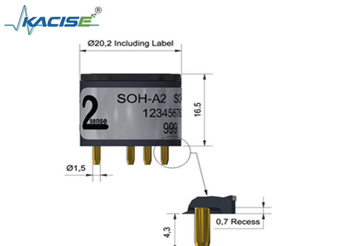 تحلیلگر سولفید هیدروژن SOH-A2/SOH-A2 دی اکسید گوگرد با محدوده 20 و حساسیت 140-250