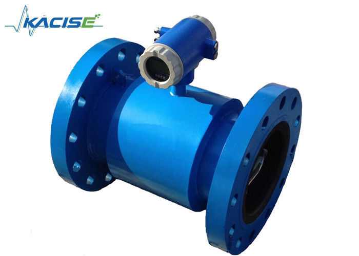 Integrated Flange Type Electromagnetic Flow Meter For Acidic / Alkaline Liquids