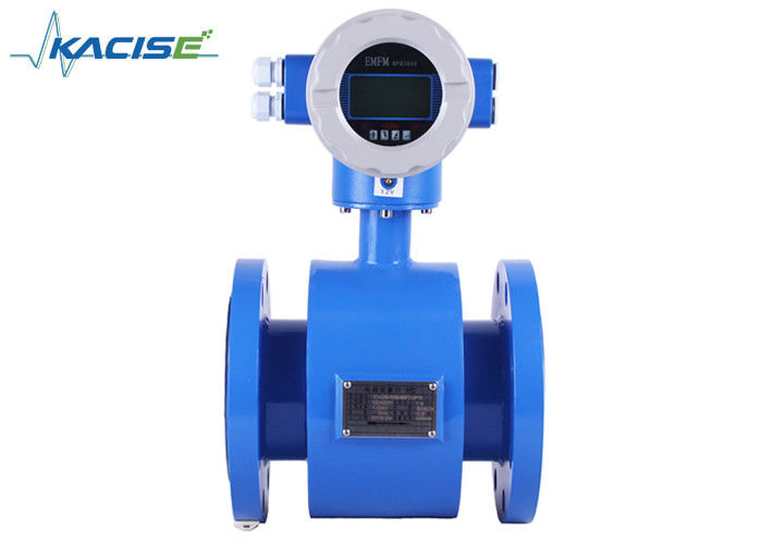 Integrated Flange Type Electromagnetic Flow Meter For Acidic / Alkaline Liquids