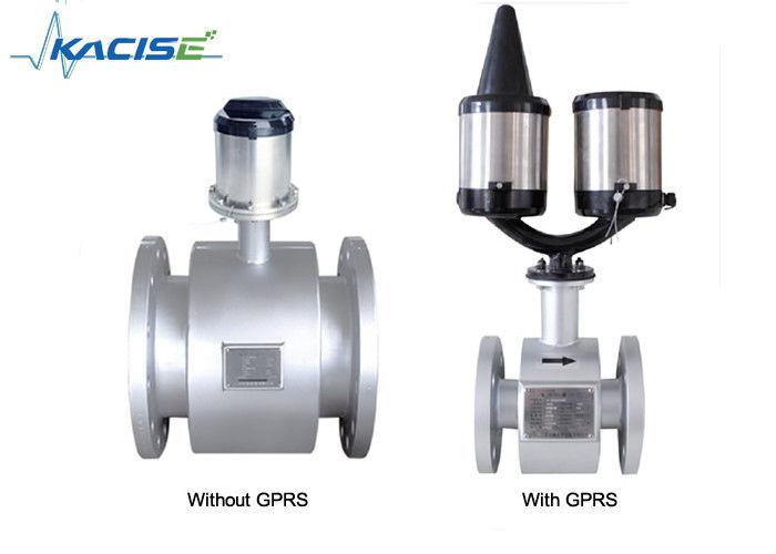 GPRS Wireless Smart Water Flow Meter , Electromagnetic Type Flow Meter