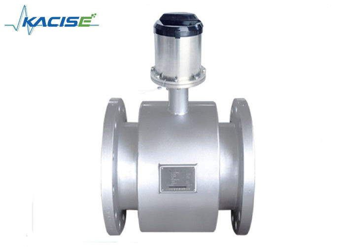 GPRS Wireless Smart Water Flow Meter , Electromagnetic Type Flow Meter