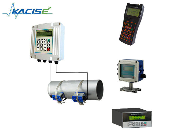 Non Contact Portable Clamp On Flow Meter , Clip On Flow Meter CE Certification