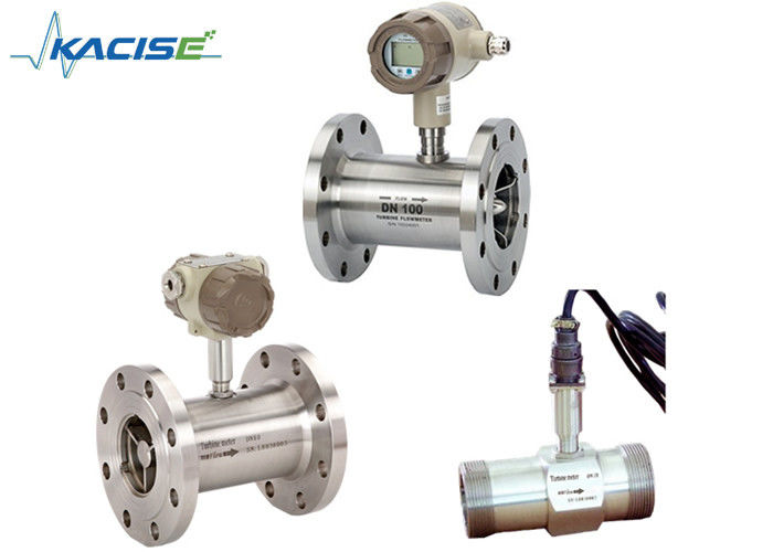 Stainless Steel Liquid Turbine Flow Meter Digital Type High Accuracy