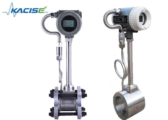 Flanged Clamp Type Explosion Proof Flow Meter , Vortex Steam Flow Meter