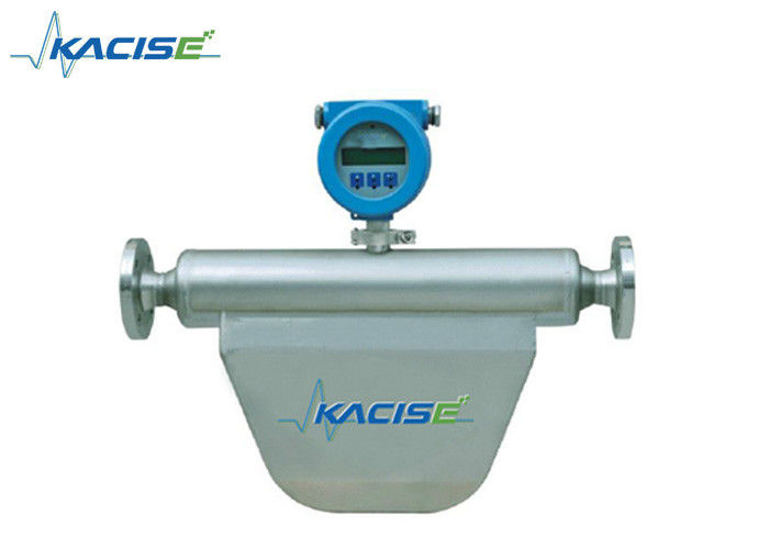 Coriolis Mass Liquid Food Grade Flow Meter 0.1 Precision Grade Compact Design