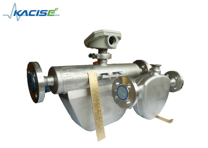 Coriolis Mass Liquid Food Grade Flow Meter 0.1 Precision Grade Compact Design