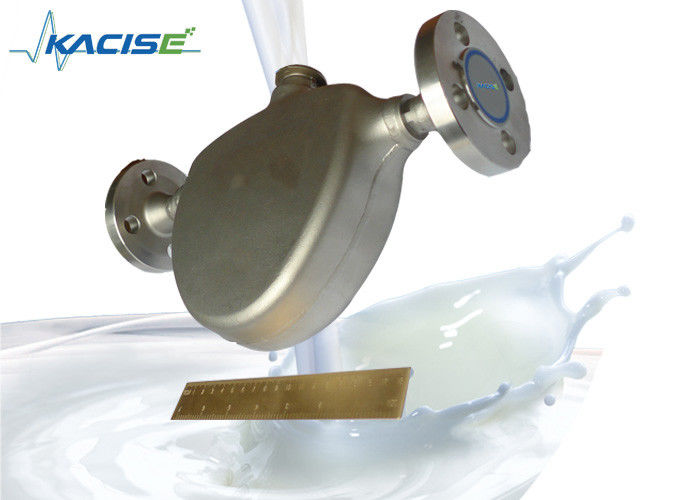 Microbend Type Sanitary Flow Meter , Coriolis Mass Milk Flow Meter With LCD Display